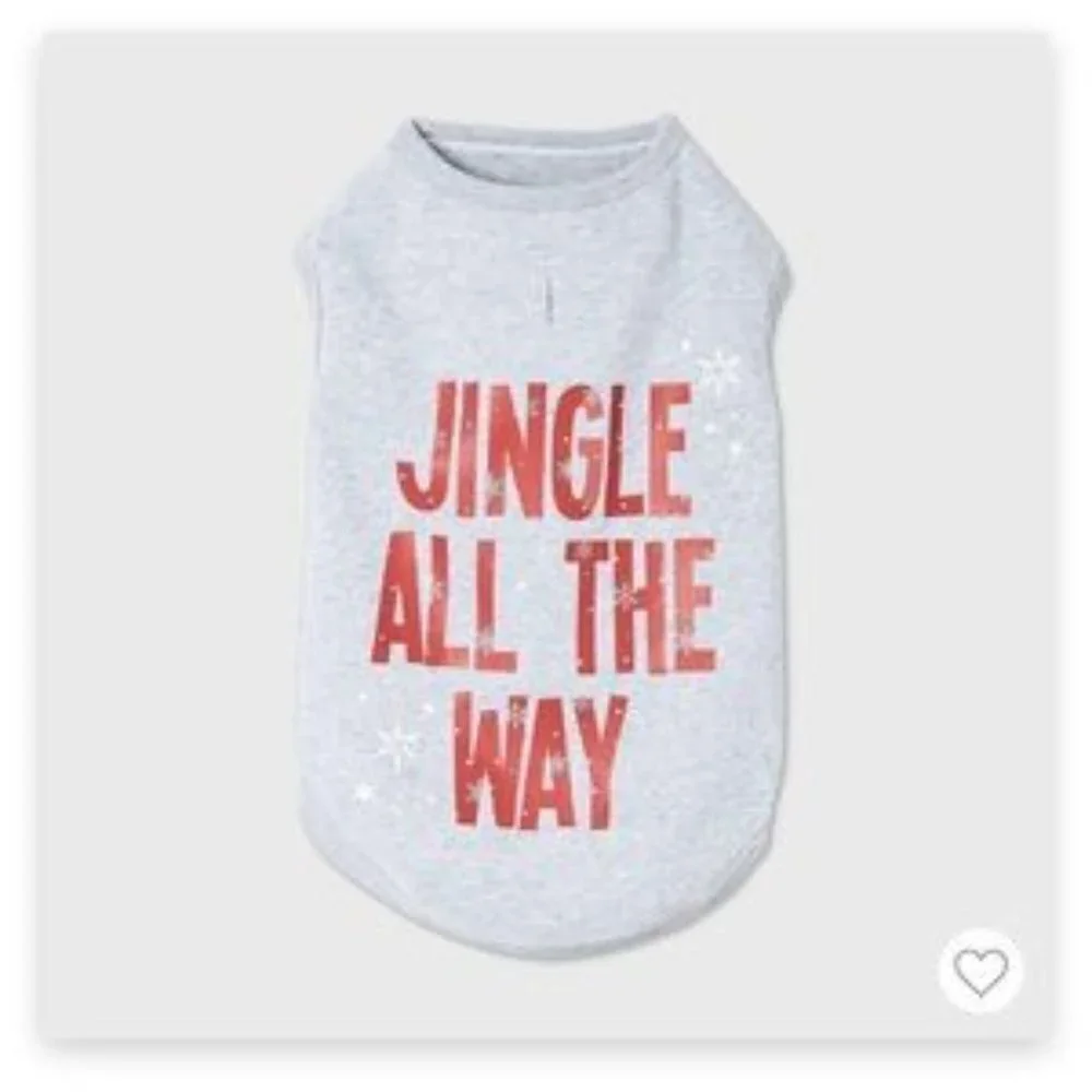 Christmas Pet Sweater Wondershop Christmas Jingle All The Way Pet Shirt Clothing